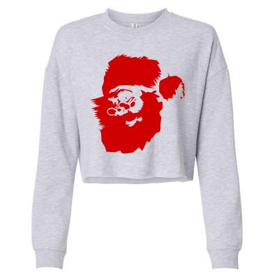 Classic Santa Claus Cropped Pullover Crew