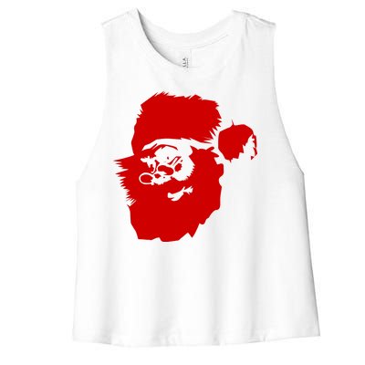 Classic Santa Claus Women's Racerback Cropped Tank