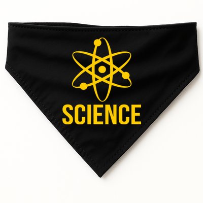 Classic Science Atom Logo USA-Made Doggie Bandana