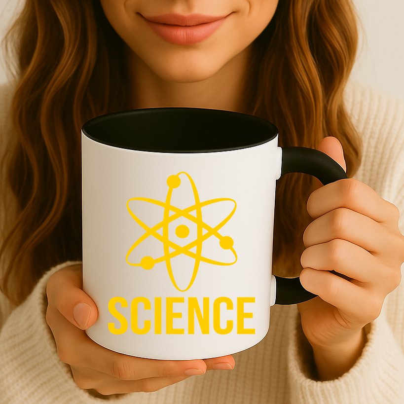 Classic Science Atom Logo Mug