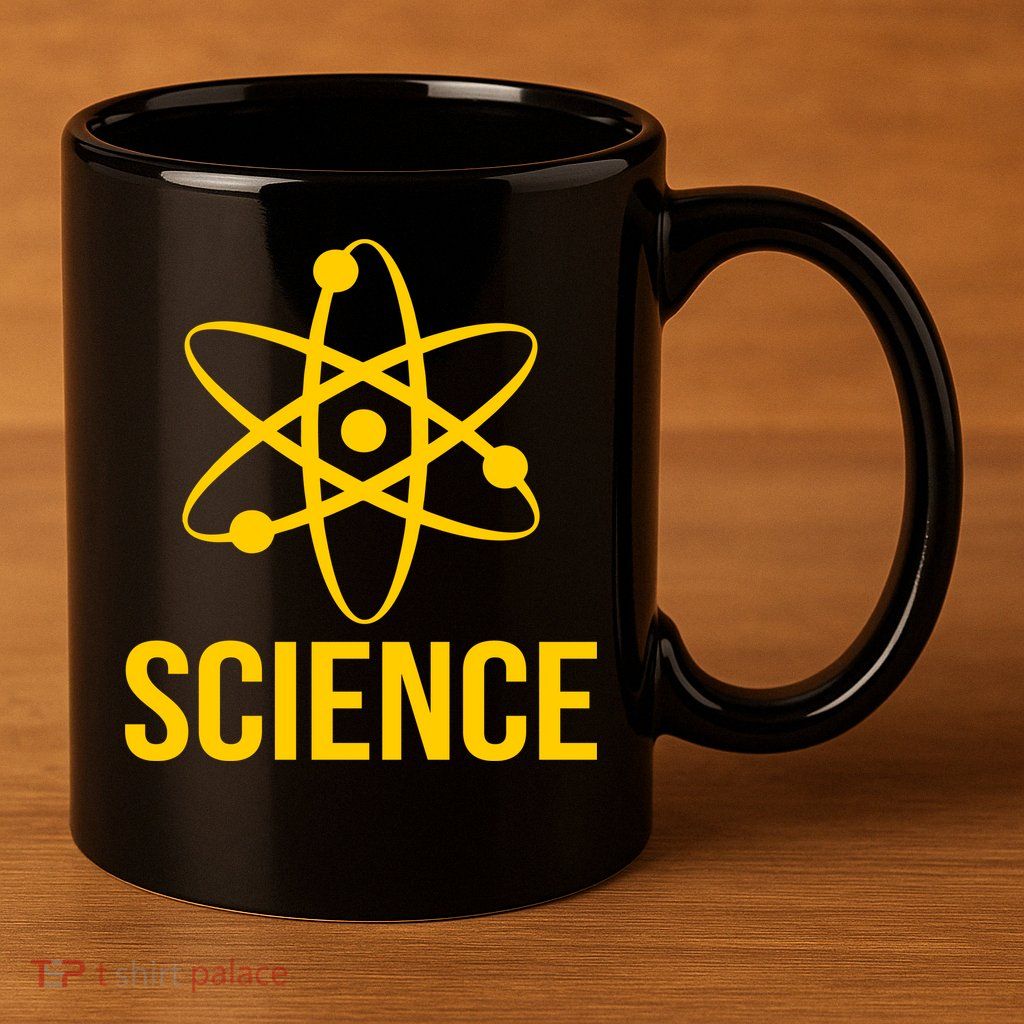 Classic Science Atom Logo 11oz C Handle Ceramic Mug