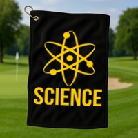 Classic Science Atom Logo Golf Towel