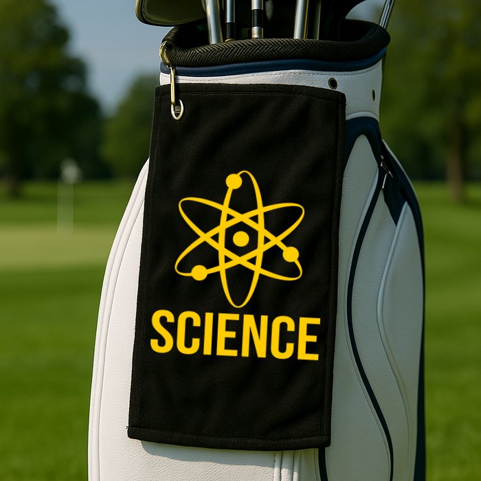 Classic Science Atom Logo Golf Towel