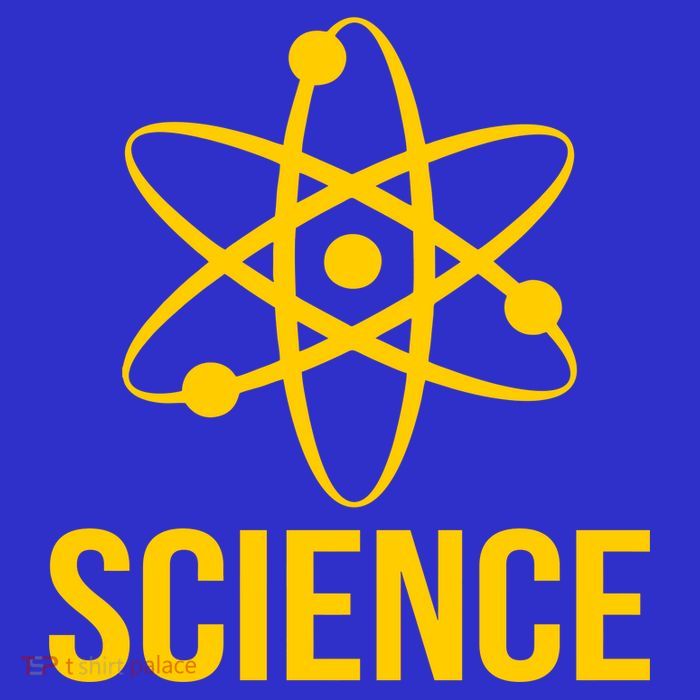 Classic Science Atom Logo Button