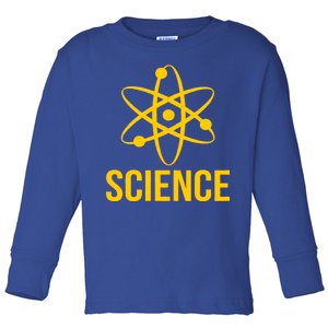 Classic Science Atom Logo Toddler Long Sleeve Shirt