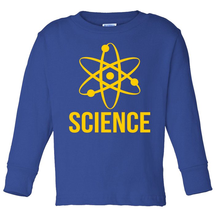 Classic Science Atom Logo Toddler Long Sleeve Shirt