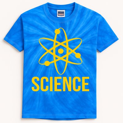 Classic Science Atom Logo Kids Tie-Dye T-Shirt