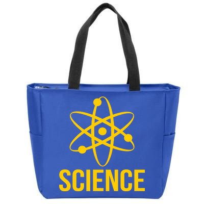 Classic Science Atom Logo Zip Tote Bag