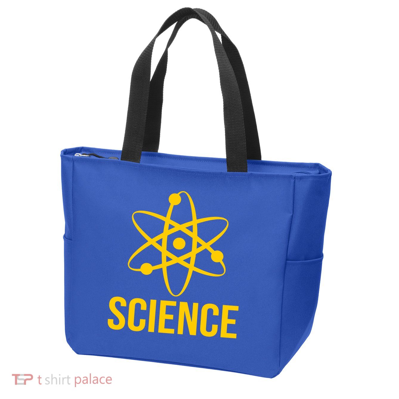 Classic Science Atom Logo Zip Tote Bag