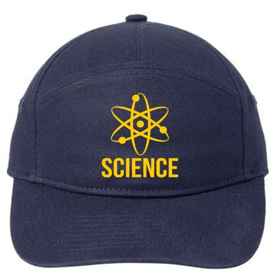 Classic Science Atom Logo 7-Panel Snapback Hat