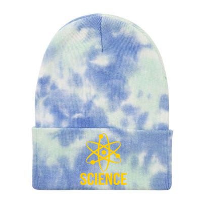 Classic Science Atom Logo Tie Dye 12in Knit Beanie