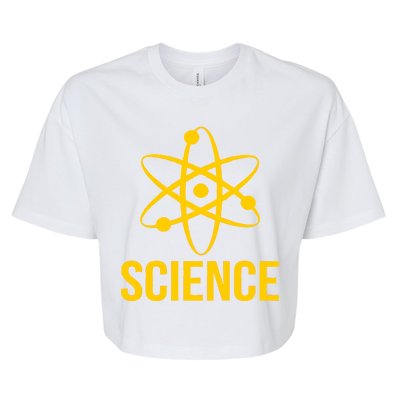 Classic Science Atom Logo Bella+Canvas Jersey Crop Tee