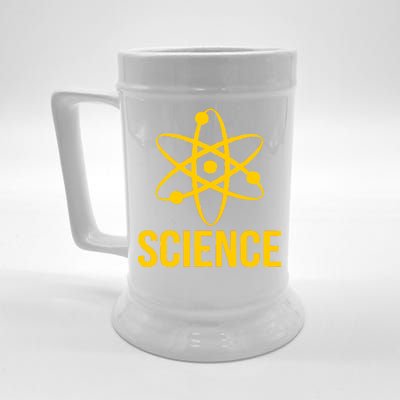 Classic Science Atom Logo Beer Stein