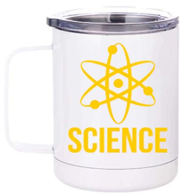 Classic Science Atom Logo 12 oz Stainless Steel Tumbler Cup