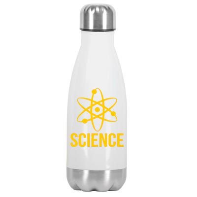 Classic Science Atom Logo Stainless Steel Insulated Water Bottle