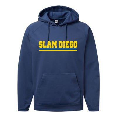 Classic Slam Diego Logo Performance Fleece Hoodie