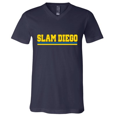 Classic Slam Diego Logo V-Neck T-Shirt