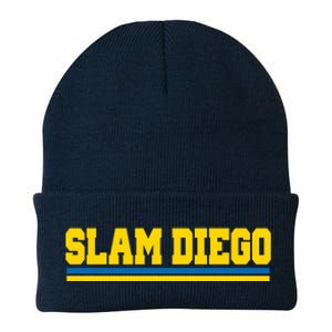 Classic Slam Diego Logo Knit Cap Winter Beanie