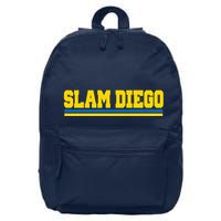 Classic Slam Diego Logo 16 in Basic Backpack