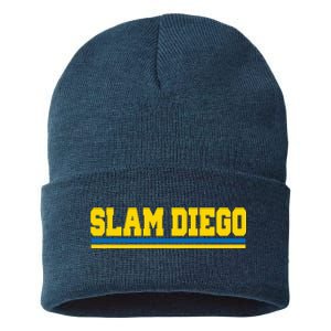 Classic Slam Diego Logo Sustainable Knit Beanie