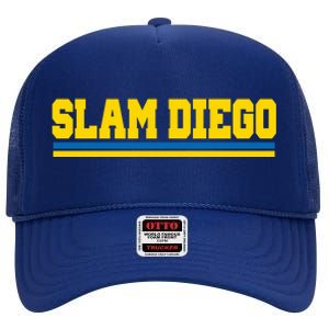 Classic Slam Diego Logo High Crown Mesh Back Trucker Hat