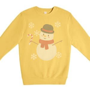 Classic Snowman Ugly Christmas Premium Crewneck Sweatshirt