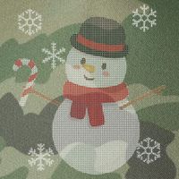 Classic Snowman Ugly Christmas Legacy Tie Dye Trucker Hat