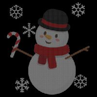 Classic Snowman Ugly Christmas Backpack