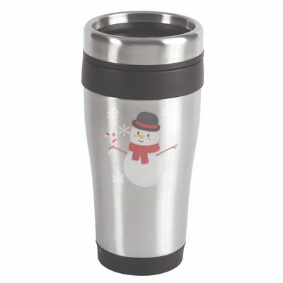 Classic Snowman Ugly Christmas 16oz Travel Tumbler