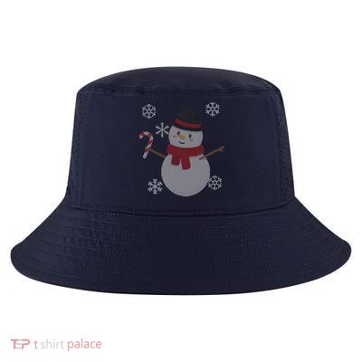 Classic Snowman Ugly Christmas Cool Comfort Performance Bucket Hat