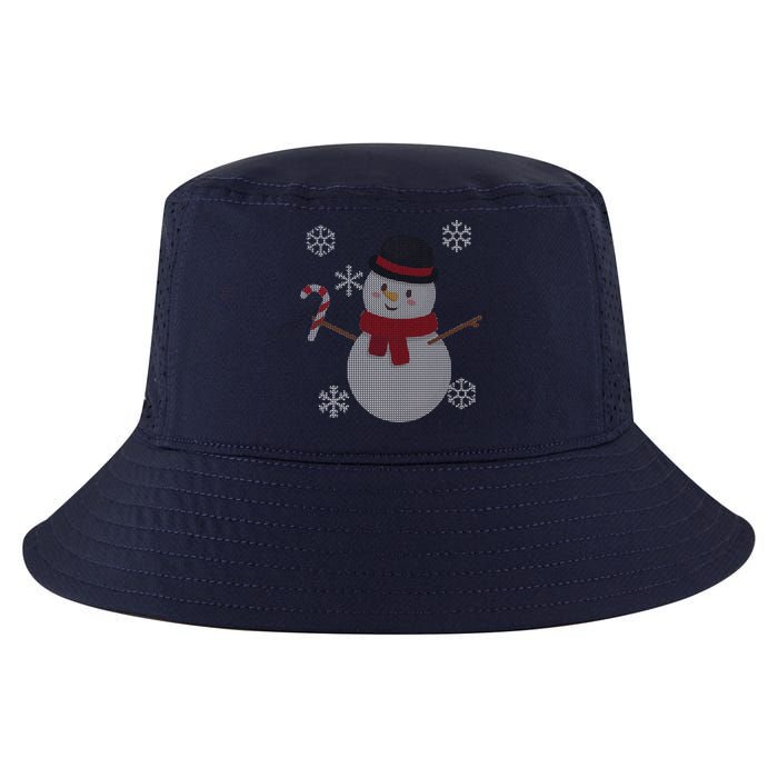 Classic Snowman Ugly Christmas Cool Comfort Performance Bucket Hat