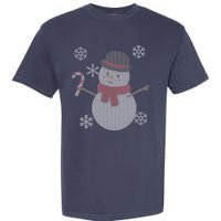 Classic Snowman Ugly Christmas Garment-Dyed Heavyweight T-Shirt