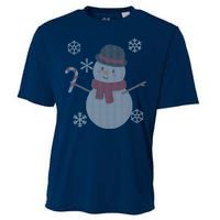 Classic Snowman Ugly Christmas Cooling Performance Crew T-Shirt