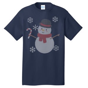 Classic Snowman Ugly Christmas Tall T-Shirt