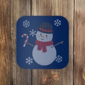 Classic Snowman Ugly Christmas Coaster