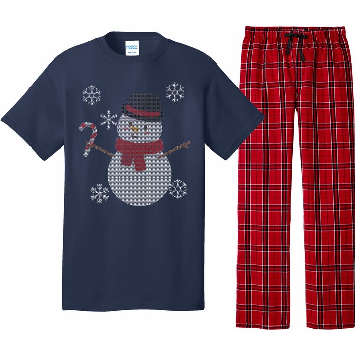 Classic Snowman Ugly Christmas Pajama Set