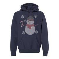 Classic Snowman Ugly Christmas Premium Hoodie