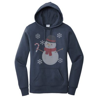 Classic Snowman Ugly Christmas Women's Pullover Hoodie