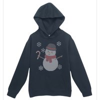 Classic Snowman Ugly Christmas Urban Pullover Hoodie