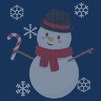 Classic Snowman Ugly Christmas Mesh Reversible Basketball Jersey Tank