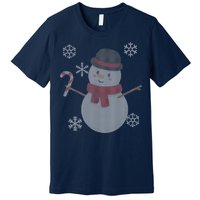 Classic Snowman Ugly Christmas Premium T-Shirt