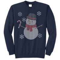 Classic Snowman Ugly Christmas Tall Sweatshirt