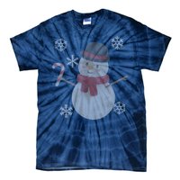 Classic Snowman Ugly Christmas Tie-Dye T-Shirt