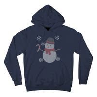 Classic Snowman Ugly Christmas Tall Hoodie