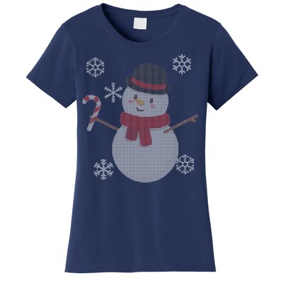 Classic Snowman Ugly Christmas Women's T-Shirt