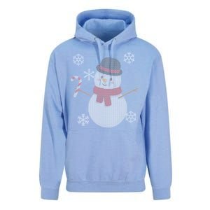 Classic Snowman Ugly Christmas Unisex Surf Hoodie