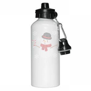 Classic Snowman Ugly Christmas Aluminum Water Bottle