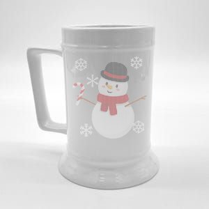 Classic Snowman Ugly Christmas Beer Stein