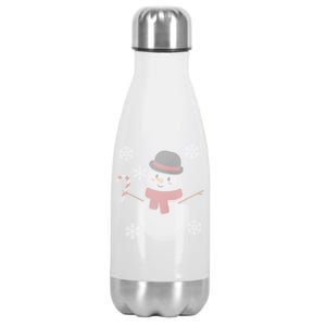 Classic Snowman Ugly Christmas Stainless Steel Insulated Water Bottle