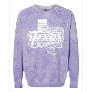 Classic Texas State Colorblast Crewneck Sweatshirt